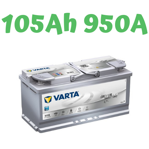 Autobaterie VARTA Silver Dynamic AGM 12V, 105Ah, H15