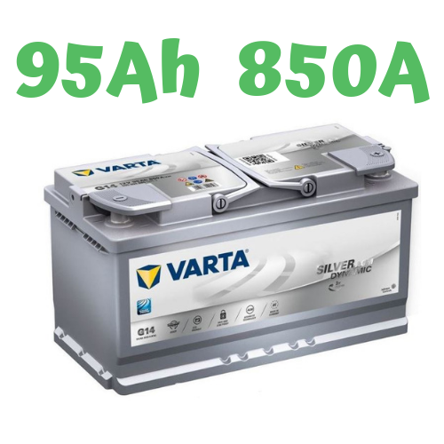 Autobaterie VARTA Silver Dynamic AGM 12V, 95Ah, G14