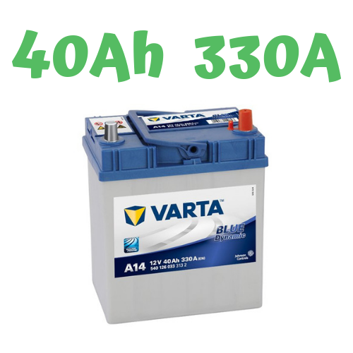Autobaterie VARTA Blue Dynamic 12V, 40Ah A14