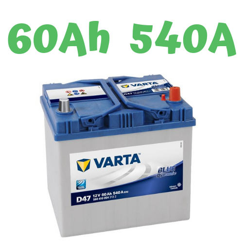 Autobaterie VARTA Blue Dynamic 12V, 60Ah D47