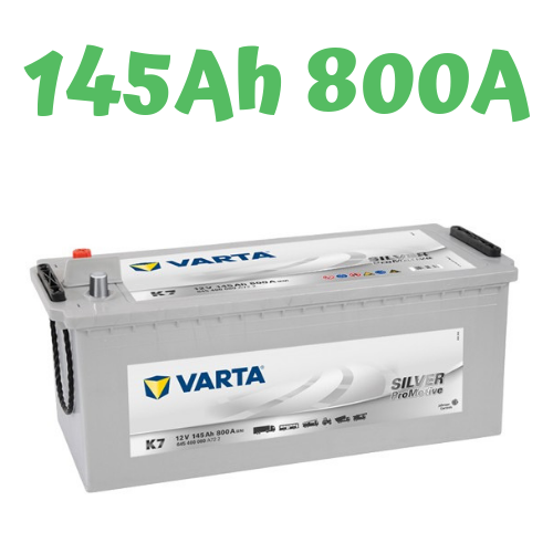 Autobaterie VARTA Promotive Silver 12V, 145Ah, K7