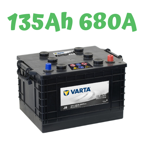 Autobaterie J8 VARTA Promotive Black 12V, 135Ah