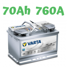 Autobaterie VARTA Silver Dynamic AGM 12V, 70Ah E39
