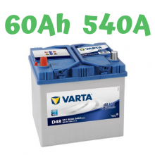 Autobaterie VARTA Blue Dynamic 12V, 60Ah D48