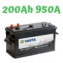 Autobaterie N12 VARTA Promotive Black 6V, 200 Ah