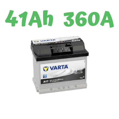 Autobaterie VARTA Black Dynamic 12V, 41Ah, 360A, A17