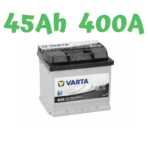 Autobaterie VARTA Black Dynamic 12V, 45Ah, 400A, B20