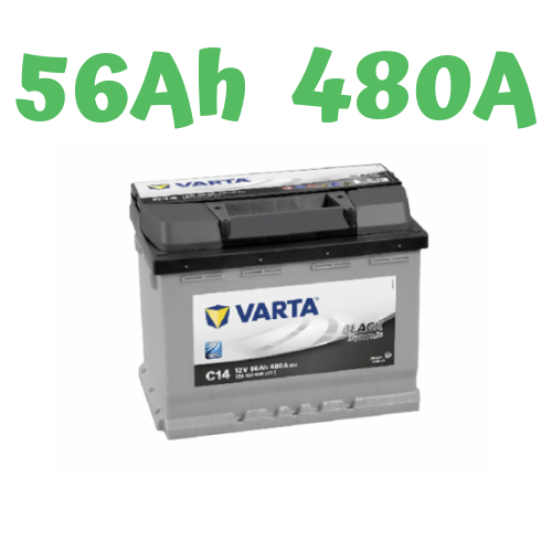 Autobaterie VARTA Black Dynamic 12V, 56Ah, 480A, C14