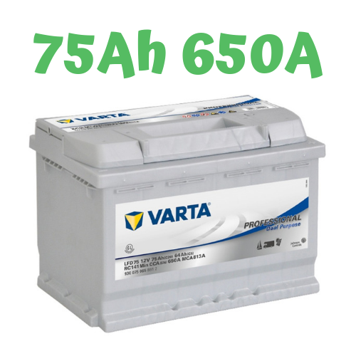 Trakční baterie VARTA LFD 75 Professional Dual Purpose 12V, 75Ah