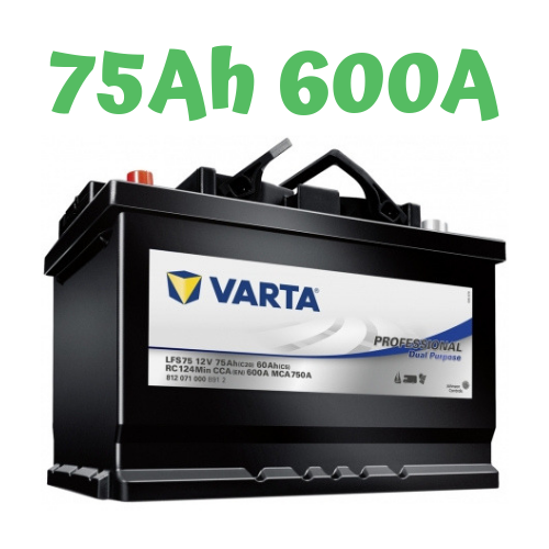 VARTA LFS 75 Professional Dual Purpose 12V, 75Ah